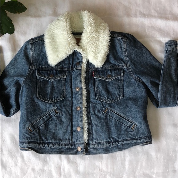 Levi's Jackets & Blazers - Levi’s shearling-lined denim jacket-Medium-NWT